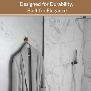 Plantex J4 Stainless Steel Clothes Hanger for Wall/Hangers for Bathroom/Robe Hook/Bathroom Accessories (PVD Rose Gold Finish) Angel
