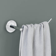 Plantex Stainless Steel Hand Towel Hanger/Napkin Holder for Wash Basin/Towel Ring/Bathroom Accessories (Chrome) Pack of 1