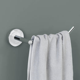 Plantex Stainless Steel Hand Towel Hanger/Napkin Holder for Wash Basin/Towel Ring/Bathroom Accessories (Chrome) Pack of 1