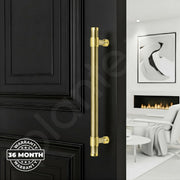 Plantex 12 Inch Main Door Handle/304 Grade Stainless Steel Handle for Door/Pull-Push Handle for Home/Office/3 Years Warranty By Plantex - Pack of 1 (APS-150, Brass Antique & PVD Gold)