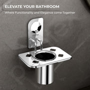 Plantex Stainless Steel Tooth Brush Holder/Tumbler Holder/Bathroom Accessories - (Dream - Chrome)