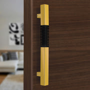 Plantex 12 Inch Main Door Handle/Stainless Steel Handle for Main Door/Pull-Push Handle for Home & Hotel/3 Years Warranty Pack of 1 (Gold and Black)