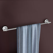 Plantex 304 Grade Stainless 24 inch Single Towel Rod/Towel Hanger for Bathroom/Towel Holder/Bathroom Accessories, Skyllo (Chrome)