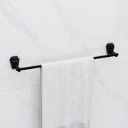 Plantex Towel Rod for Bathroom/304 Grade Stainless Steel Towel Bar/Towel Stand/24 Inch Towel Hanger/Bathroom Accessories - Pack of 1 (PMB-2402, Z-Black)
