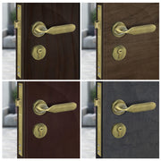 Plantex Triple Security Door Lock for Home/Main Door Lock Set with 3 Years of Warranty/Mortise Lock for Door with Brass Lock Body & Cylinder (7106 - Brass Antique)