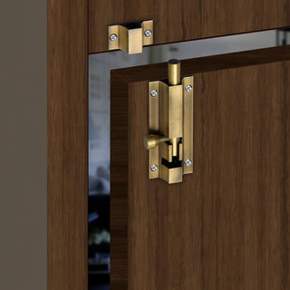 Plantex Heavy Duty 4-inch Joint-Less Tower Bolt for Wooden and PVC Doors for Home Main Door/Bathroom/Windows/Wardrobe - Pack of 8 (704, Brass Antique)