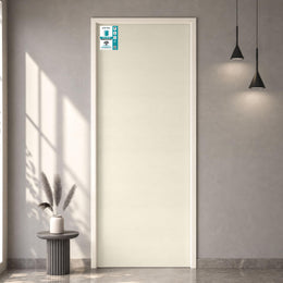 Plantex WPC Doors for Home (30 mm - Thickness)/Waterproof Bathroom Door/2.5x7 Feet Wooden Finished Door for Office/Balcony/Kitchen, Density-550 (30x84 inch)