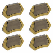 Plantex Drawer Kadi/3 Inch Chest Handle for Drawer/Rectangular Cabinet Kadi/Pull-Push Kadi for Home/Office Drawer - Pack of 6 (DTK-296, Brass Antique & Gold)