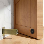 Plantex Stainless Steel Wall-Mounted Magnetic Door Stopper/Door Magnets to Hold Door/Door Catcher for Wooden Door - Pack of 1 (Brass Antique)