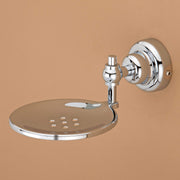 Plantex 304 Grade Stainless Steel Bathroom Accessories Set of 3 - Towel Hanger/Napking Holder/Dual Soap Holder for Bathroom - Skyllo (Chrome)