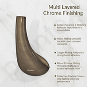 Plantex Smero Pure Brass Made Hooks for Hanging Clothes and Towel in Bathroom/Robe Hook/Hanger for Living Room - Contrive (Rich Antique)