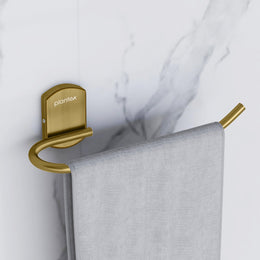 Plantex 304 Stainless Steel Towel Hanger for Wash Basin/Hand Towel Ring/Napkin Hanger/Bathroom Accessories (Brass Antique) Parv