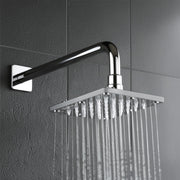 Plantex Stainless Steel Shower Head 100 mm with Water Saving Nozzle/Shower for Bathroom/Rain Shower Head for Bathroom without Arm- (Sandwich Shower-Chrome)