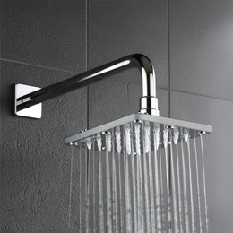 Plantex Stainless Steel Shower Head 100 mm with Water Saving Nozzle/Shower for Bathroom/Rain Shower Head for Bathroom without Arm- (Sandwich Shower-Chrome)