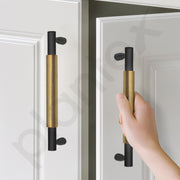 Plantex Cabinet Handle/Kitchen Cabinet Door Handle/Wardrobe/160 mm Cupboard Handle/Door Pull-Push Handle for Home/Office - Pack of 2 (Brass Antique)