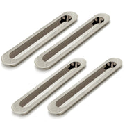 Plantex Sliding Door Handle/Concealed Handle for Sliding Door/224mm Concealed Handle for Wardrobe/Kitchen Cabinet - Pack of 4 (Satin)