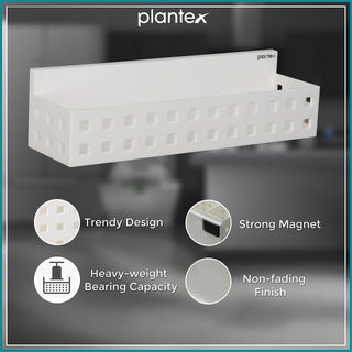 Plantex Magnetic Refrigerator Shelf/Storage Magnetic Spice Rack for Fridge/Magnetic Shelf for Fridge/Organiser for Refrigerator