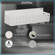 Plantex Magnetic Refrigerator Shelf/Storage Magnetic Spice Rack for Fridge/Magnetic Shelf for Fridge/Organiser for Refrigerator