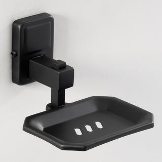 Plantex 304 Grade Stainless Steel Soap Holder for Bathroom/Soap Dish/Bathroom Soap Stand/Bathroom Accessories - Darcy (Black)