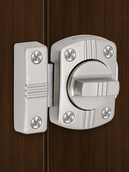 Plantex Baby Latch for Bathroom/Door Latch Lock for Bathroom/Door Stopper for Home//Door chitkani/Door Latches for Home/Office/Bedroom -Pack of 1 (Satin)