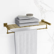 Plantex 304 Grade Stainless Steel Bathroom Towel Rack/Towel Hanger Stand/Towel Bar/Bathroom Accessories - Splash (Antique Finish)