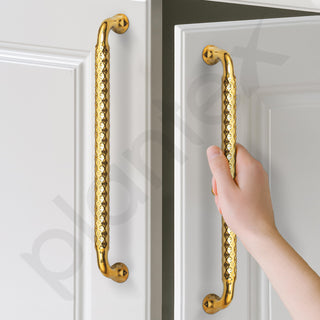Plantex Cabinet Handle/288mm Handle for Cabinet/Door Pull-Push Handle for Home/Office - Pack of 1 (Gold)