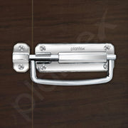 Plantex Door Stopper/5 Inch Baby Latch Kadi/Door Latch for Bathroom/Door Lock for Home/Office Doors - Pack of 4 (Chrome)