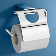 Plantex Toilet Paper Holder for Bathroom/304 Grade Stainless Steel Tissue Paper Roll Holder/Bathroom Accessories - Pack of 1 (Regent, Chrome)