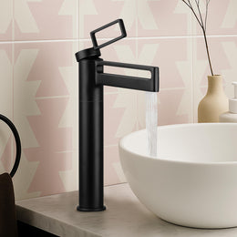 Plantex Pure Brass Wash Basin Tap/Pillar Cocke for Basin/Faucet for Wash Basin-(7881-Matt Black)