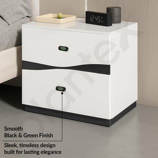 Plantex Knobs for Drawer/Drawer Knobs/Oval Knob for Cabinets/Drawer Handle/Pull-Push Knob for Kitchen/Bedroom Drawers - Pack of 2 (SH-432, DC-Black & Green)