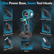 Plantex Curve Saw/12.7mm Cutting Stroke/Variable Speed 0-1600/2700r/min/High-Performance Reciprocating Saw for Wood & Metal Cutting - Black (Mainframe, Battery & Charger Not Included)