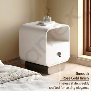 Plantex Knobs for Drawers/Drawer Knobs/Round Knob for Cabinets/Pull-Push Knob for Kitchen/Bedroom/Drawer - Pack of 3 (SH-433, Rose Gold & Grey)