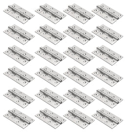 Plantex Stainless Steel Door Butt Hinges 4 inch x 14 Gauge/1.8 mm Thickness Home/Office/Hotel/Hinges for Main Door/Kabja/Soft Close Hinge for Bedroom/Kitchen/Bathroom - Pack of 24 (Satin Matt)