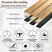 Plantex PVC Panel for Wall 10 Feet/3D Wall Panel Louvers Panel for Interior DÃ©cor/Fluted PVC Panels for Walls/Home & Office Use/Pack of 7 Covers 70 Sq. Ft (Golden Oak - 2G)