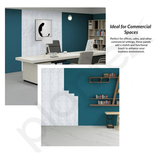 Plantex Wall Panel/Charcoal Louver Panel for Wall with Size - 6 Inch x 8 Ft/Durable, Lightweight, and Stylish Panels for Office/Hotel/Ideal for Walls & Ceilings - Pack of 1 (6001/131)