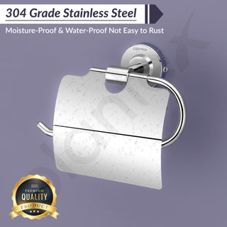 Plantex 304 Grade Stainless Steel Chrome Finish Toilet Paper Roll Holder for Bathroom/Tissue Holder for washroom/Bathroom Accessories - Daizy