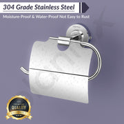 Plantex 304 Grade Stainless Steel Chrome finish Toilet Paper Roll Holder for Bathroom/Tissue Holder for washroom/Bathroom Accessories - Daizy