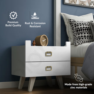 Plantex Rajwadi Drawer Kadi/3.5 Inch Drawer Handle/Pull-Push Kadi for Home/Office Cabinet - Pack of 2 (Brass Antique)