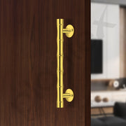 Plantex 8 Inch Heavy-Duty Stainless Steel Door Handle for Main Door/Pull Push Main Door Handle/3 Years Warranty - Pack of 1 (S-140, Gold)