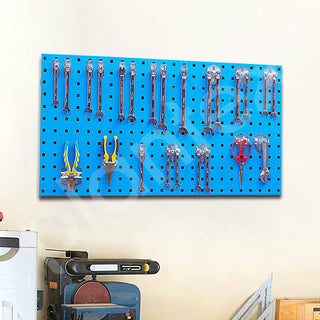 Plantex Metal Pegboard for Garages/Tool Organizer for Workshop/Storage Board/Hanging Tools Pegboard – (90 x 45 cm)