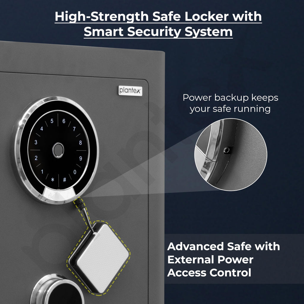 Plantex Safe Locker for Home/32 litre Anti-Burglary Safety Locker Box ...
