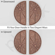 Plantex Door Handle/8 Inch Main Door Handle/Door Handle for Home/Pull-Push Door Handle/Door Accessories - Pack of 1 (Rose Gold)