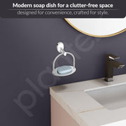 Plantex 304 Grade Stainless Steel Soap Holder Stand for Bathroom/Soap Dish/Soap Holder/Soap Stand/Bathroom Accessories - Oreva(Chrome)