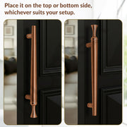 Plantex Main Door Handle/Stainless Steel & Aluminium Door Handle/300mm Pull-Push Handle for Home/Office/Hotel - Pack of 1 (DTMD-413, Rose Gold)