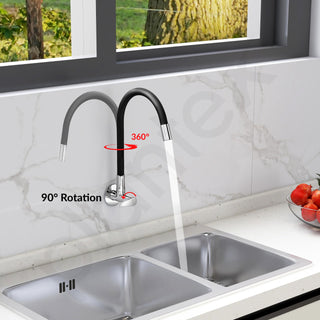 Plantex Pure Brass Kitchen Sink Tap with Silicone Swivel Spout/Flexible Tap for Sink with Water Saving Nozzle for Kitchen Basin Tap-7 Year Warranty by Plantex-(LEA-710B)