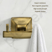 Plantex 304 Grade Stainless Steel Robe Hook/Cloth-Towel Hanger/Door Hanger/Hook/Bathroom Accessories - Squaro (Antique)