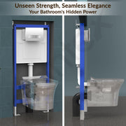 Plantex Concealed Flush Tank for Commode/8 LTR Water Capacity Flushing Cistern with Full Frame/Slim and Stylish Tank with Flush Plate/Concealed Cistern - (Pack of 1)