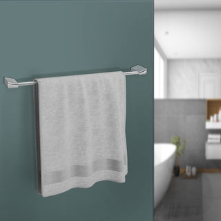Plantex Fully Brass Smero Towel Rod for Bathroom/Towel Stand/Hanger/Bathroom Accessories - 24 Inch,Chrome (AR-3132)