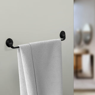 Plantex 304 Grade Stainless Steel 24 inch Towel Hanger/Holder Stand Bathroom Accessories - Cubic (Black)