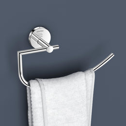 Plantex 304 Grade Stainless Steel Towel Hanger for Wash Basin/Towel Ring for Bathroom/Towel Holder/Napkin Hanger/Bathroom Accessories - Oreo (Chrome)